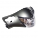 Farol Completo Honda Biz 125+ Freio a Disco 2008 Ate 2009 Cinza Metalico