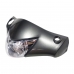 Farol Completo Honda Biz 125+ Freio a Disco 2008 Ate 2009 Cinza Metalico