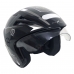 Capacete Aberto Thunder Preto/Branco Stell Nº 60