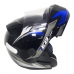 Capacete E08 Fast Preto/Azul Nº 60