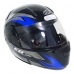 Capacete E08 Fast Preto/Azul Nº 60