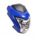 Frente Farol Completo Sem Lampada Honda Nxr 160 Bros 2015 Até 2022 Azul