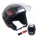 Capacete Spark Jet Sting Preto/Chumbo Nº 58