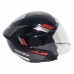 Capacete Spark Jet Sting Preto/Chumbo Nº 58