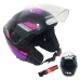 Capacete Spark Jet Sting Preto/Lilas Nº 60