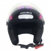 Capacete Spark Jet Sting Preto/Lilas Nº 60