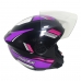 Capacete Spark Jet Sting Preto/Lilas Nº 60