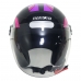 Capacete Spark Jet Sting Preto/Lilas Nº 60