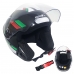 Capacete Spark Jet Sting Preto/Branco Nº 58