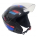 Capacete Spark Jet Sting Preto/Azul Nº 60