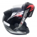 Capacete E08 Fast Preto/Vermelho Nº 61