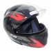 Capacete E08 Fast Preto/Vermelho Nº 58