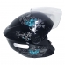 Capacete Spark Jet Borboleta Preto/Tiffany Nº 58