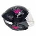 Capacete Spark Jet Borboleta Preto/Rosa Nº 56