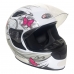 Capacete Spark Flash Borboleta Branco Nº 58