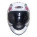 Capacete Spark Flash Borboleta Branco Nº 58