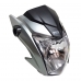 Frente Farol Completo Honda Cg 160 Titan Ex Cinza Metálico 2016 Até 2021