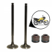 Kit Válvula Admissão Escape Com Retentor Suzuki Yes125 2009