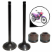 Kit Válvula Admissão Escape E Retentor Cbx200 Strada 2001