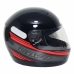 Capacete Ebf 7 Carbon Preto/Vermelho Nº 58