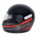 Capacete Ebf 7 Carbon Preto/Vermelho Nº 58