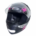 Capacete Flash Borboleta Preto Fosco Nº 58