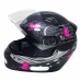 Capacete Flash Borboleta Preto Fosco Nº 58