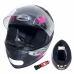 Capacete Flash Borboleta Preto Fosco Nº 58