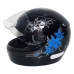 Capacete Ebf 7 Femme Preto/Azul Nº 58