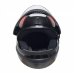 Capacete Automatico Bolt Preto/Vermelho Nº 56