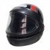 Capacete Automatico Bolt Preto/Vermelho Nº 56