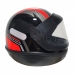 Capacete Automatico Bolt Preto/Vermelho Nº 56