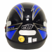 Capacete Automatico Bolt Preto/Azul Nº 58