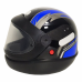 Capacete Automatico Bolt Preto/Azul Nº 58