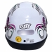 Capacete Automatico Borboleta Branco Nº 56