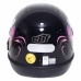 Capacete Automatico Borboleta Preto/Rosa Nº 56