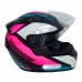 Capacete Spark Mixed Blue Preto/Rosa Nº 56