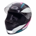 Capacete Spark Mixed Blue Preto/Rosa Nº 56