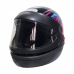 Capacete Automatico Style Preto/Roxo Nº 56