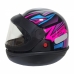 Capacete Automatico Style Preto/Roxo Nº 56