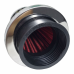 Filtro de Ar Esportivo Universal Todos Moto com 47 Mm Cônico Lavável Vermelho