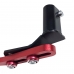 Pedal Cambio Esportivo com Regulagem Universal Vermelho/Preto