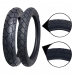 Par Pneu Moto Traseiro 120/80-18 Dianteiro 90/90-21 T&C Plus Technic