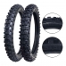 Par Pneu Dianteiro 2.75-18 e Traseiro 90/90-18 Tmx Trilha Technic Uso Com Camara
