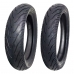 Par Pneu Moto Dianteiro 110/70-17 e Traseiro 150/60-17 Cb 300 Twister Ninja Technic