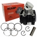 Kit Cilindro Pistão Aneis Motor Biz 100 Ks 1998 Ate 2005 Kmp