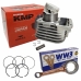 Combo Kit Motor + Biela Honda Cg 125 2002 Até 2008 Modelo Original
