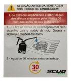 DISCO EMBREAGEM Xr 250 Tornado 2004 2005 2006 Scud